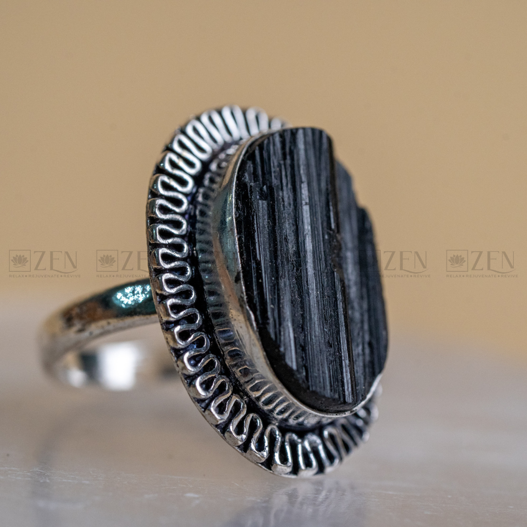 Seh NATURAL BLACK TOURMALINE SQUARE RING PACK OF 1 Brass Tourmaline Ring  Price in India - Buy Seh NATURAL BLACK TOURMALINE SQUARE RING PACK OF 1  Brass Tourmaline Ring Online at Best